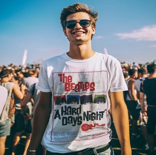 Nome do produto Camiseta Beatles - A Hard Days Night