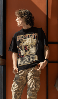 Nome do produto Camiseta Buddy Guy - Aztec Theatre - San Antonio