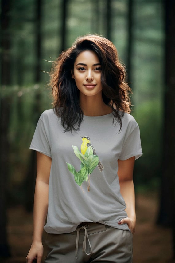Bem-te-vi, Camiseta Baby Long Quality