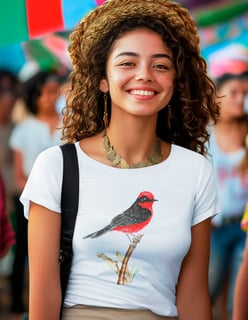 Nome do produtoPássaro Príncipe, Camiseta Baby Long Quality