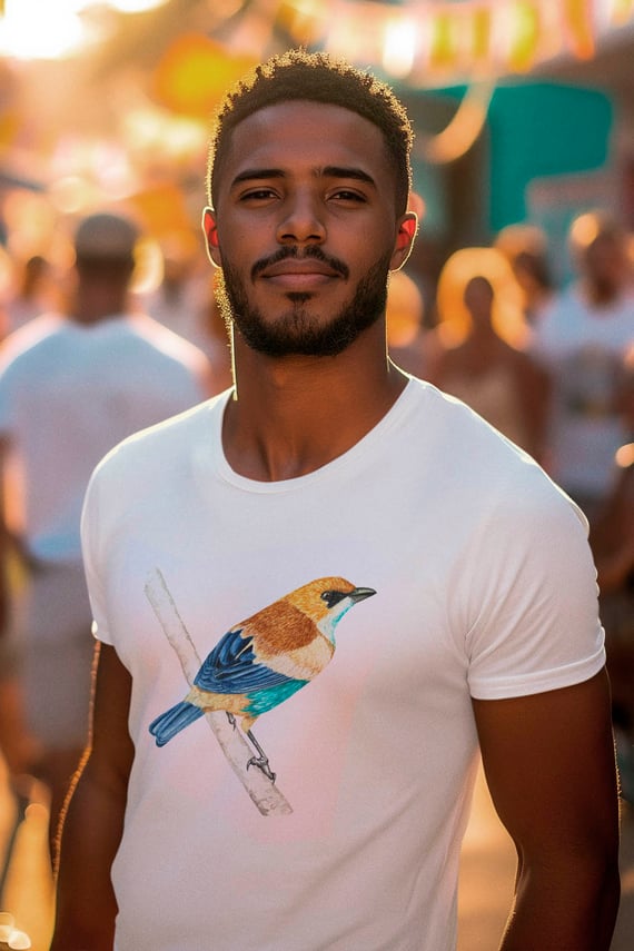 Saíra-preciosa, Camiseta Quality Unissex