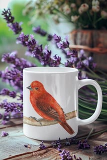 Nome do produtoCaneca Sanhaço-de-fogo