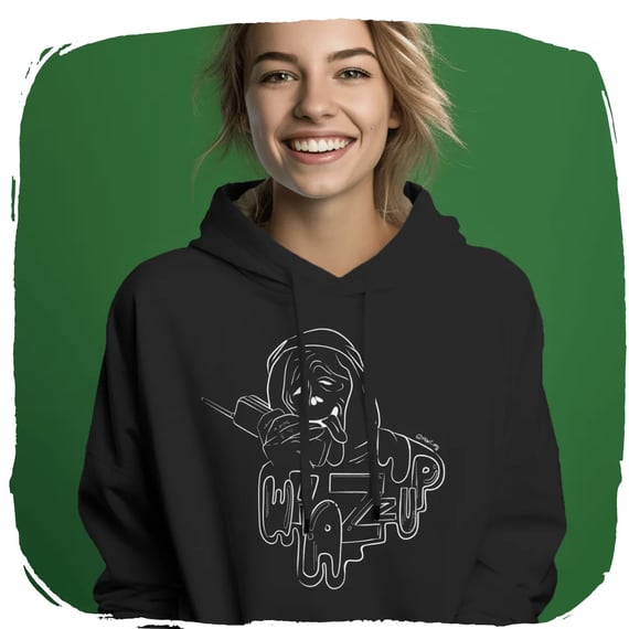 Moletom Canguru Ellart Todo Mundo Em Panico What's up Line