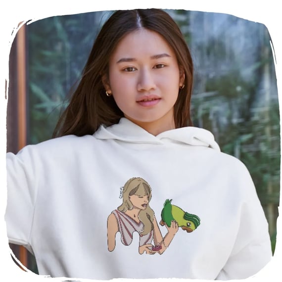 Moletom Canguru Ellart Taylor Swift Louro José