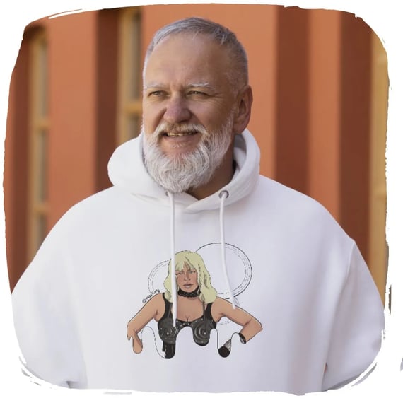 Moletom Canguru Ellart Ana Maria Braga Madonna