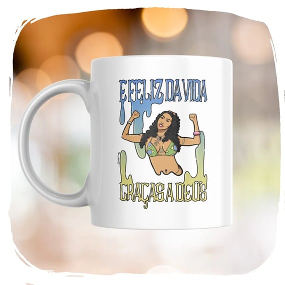 Caneca 320ml Ellart Ines Brasil