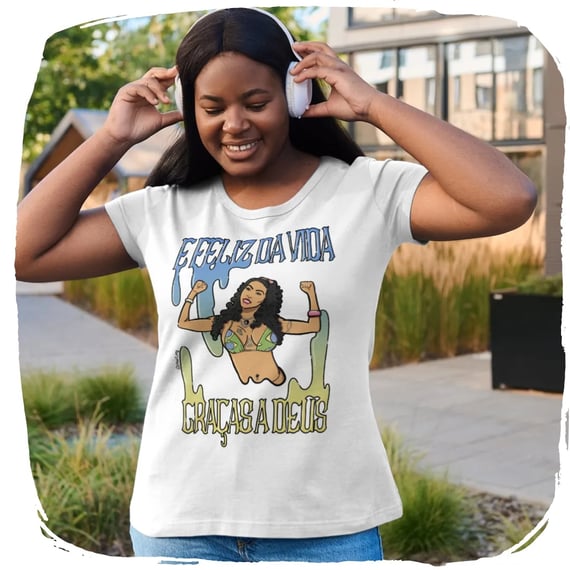 Camisa Baby Long Ellart Ines Brasil Meme Camiseta Estampada