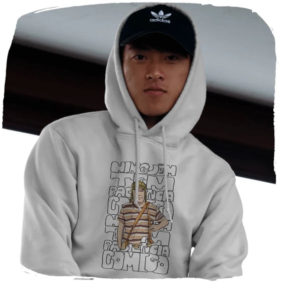 Moletom Canguru Ellart Chaves Ninguem Tem Paciencia Comigo