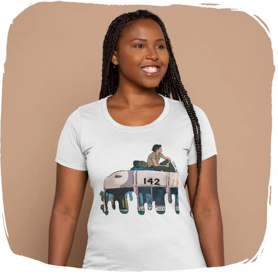 Camisa Baby Long Ellart Na Natureza Selvagem 