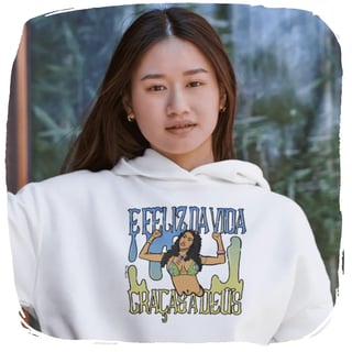 Moletom Canguru Ellart Ines Brasil