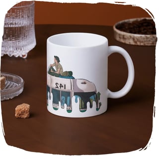 Caneca 320ml Ellart Na Natureza Selvagem