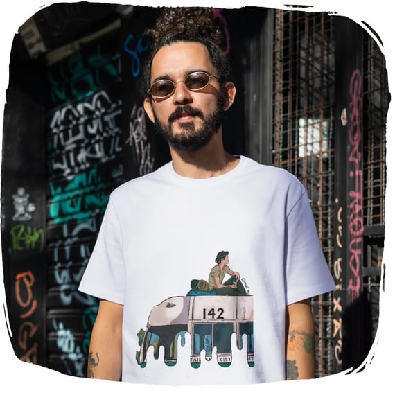 Camisa Ellart Na Natureza Selvagem