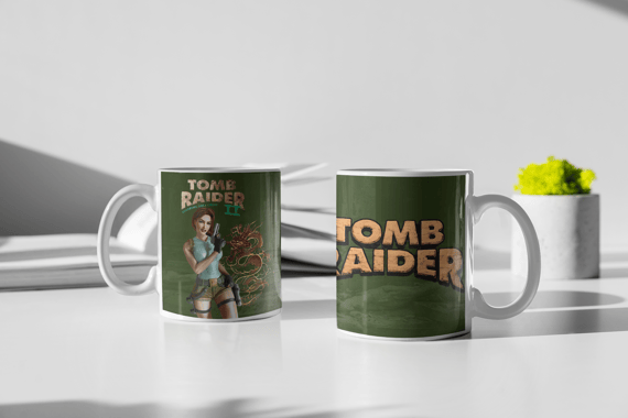 Caneca - BASIC - Tomb Raider II- fanart