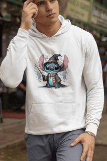 Nome do produto Moleton - DIA DOS NAMORADOS - Stich Bruxo