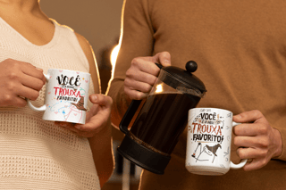 Nome do produto Caneca -  DIA DOS NAMORADOS - Trouxa FAVORITO