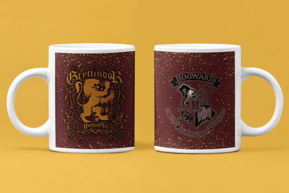 Caneca - BASICA - Harry Potter - Griffyndor