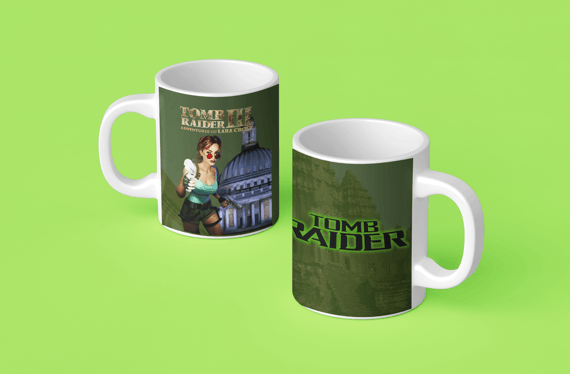 Caneca - BASIC - Tomb Raider III - fanart