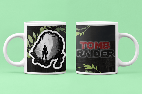 Caneca - BASIC - Tomb Raider Fanart v1