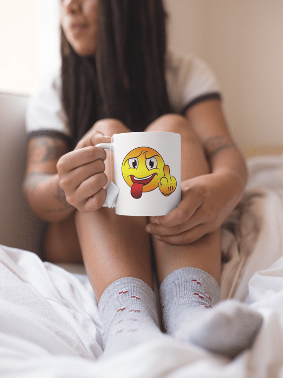 Caneca - Menino Mau - Série Emoji