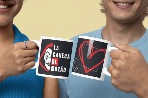 Caneca - DIA DOS NAMORADOS - Personalizável - La Caneca 