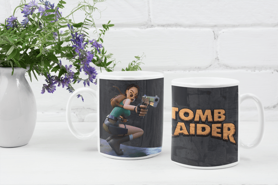 Caneca - BASIC - Tomb Raider - Larinha Boladona