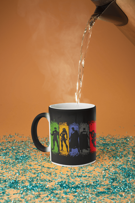 Caneca - Liga da Justiça - Mágica (termo sensível) 