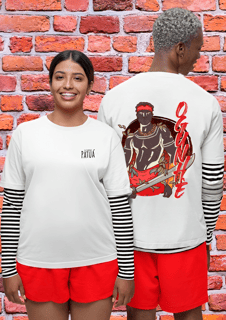 Nome do produto Coleção Orixás & Entidades - T-Shirt Classic Frente & Verso Ogum