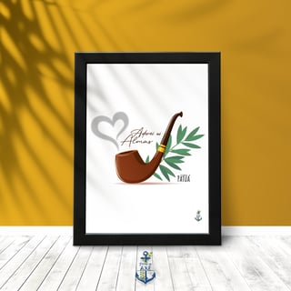 Nome do produto Pôster Coleção Símbolos & Elementos - Preto-Velho