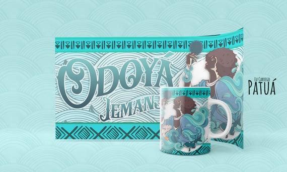 Coleção Orixás & Entidades - Caneca Termo Mágica Iemanjá