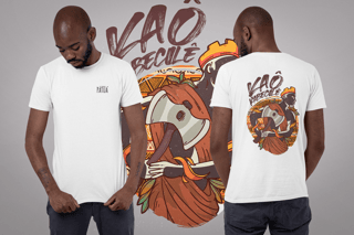 Coleção Orixás & Entidades - T-Shirt Classic Frente & Verso Xangô