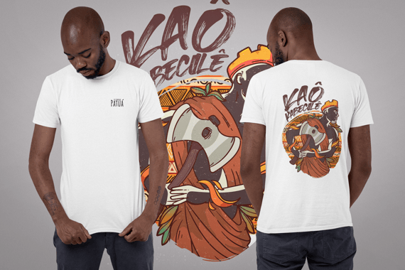 Coleção Orixás & Entidades - T-Shirt Classic Frente & Verso Xangô