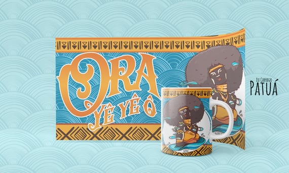 Coleção Orixás & Entidades - Caneca Termo Mágica Oxum