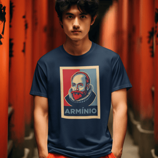 Nome do produto CAMISETA Armínio - Pop Art - (Camiseta Masculina)