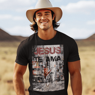 Nome do produto CAMISETA Jesus te Ama - (Camiseta Masculina)