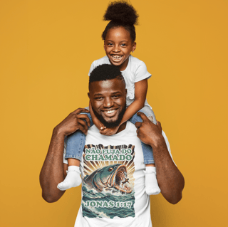 Nome do produto CAMISETA Não fuja do chamado - Jonas 1:17 (Camisa Masculina)