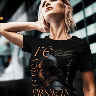 CAMISETA Inabalável - 1 Coríntios 16:13 - (Camiseta Feminina)
