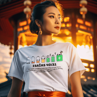 Nome do produto CAMISETA Isaías 40:31 - Forças renovadas (Camisa Feminina)