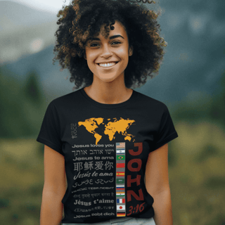 Nome do produto CAMISETA All-Encompassing Love - John 3:16 (Camiseta Feminina)