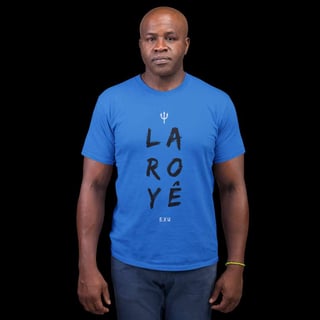 Nome do produto Camiseta Masculina Laroyê Exu Alta Qualidade 100% Algodão Fio 30