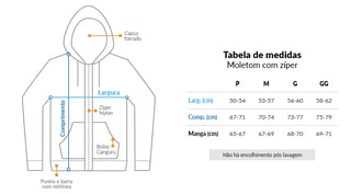 Nome do produto Moletom Masculino e Feminino com Zíper Saudação de Oxum 