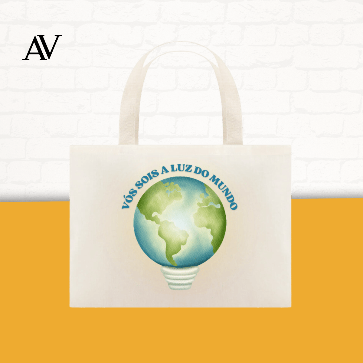 Nome do produto: Vós sois a luz do mundo | Ecobag