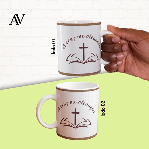 A cruz me alcançou | Caneca