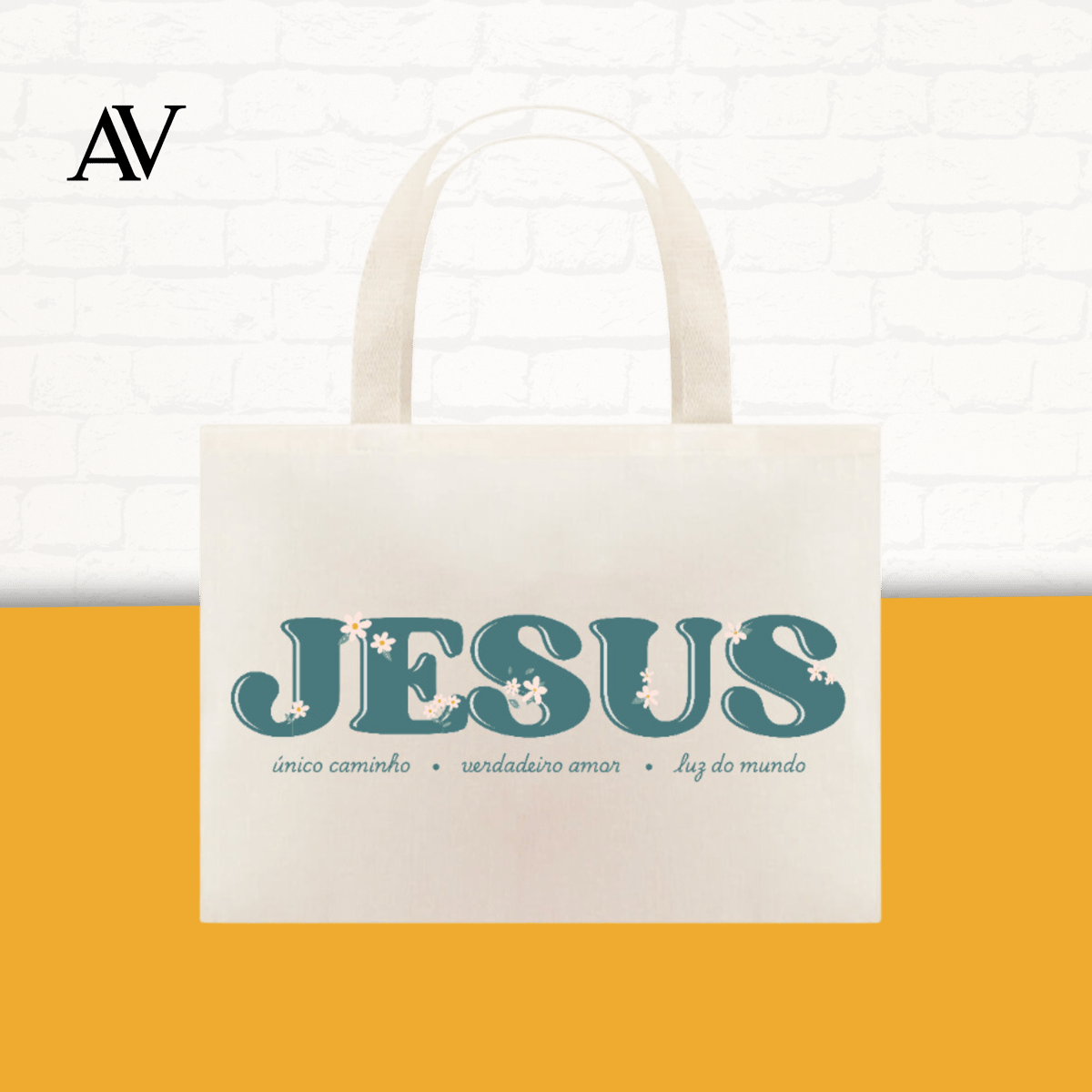 Nome do produto: Jesus único caminho | Ecobag