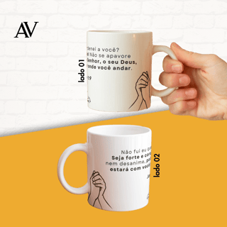 Nome do produto Josué 1:9 | Caneca