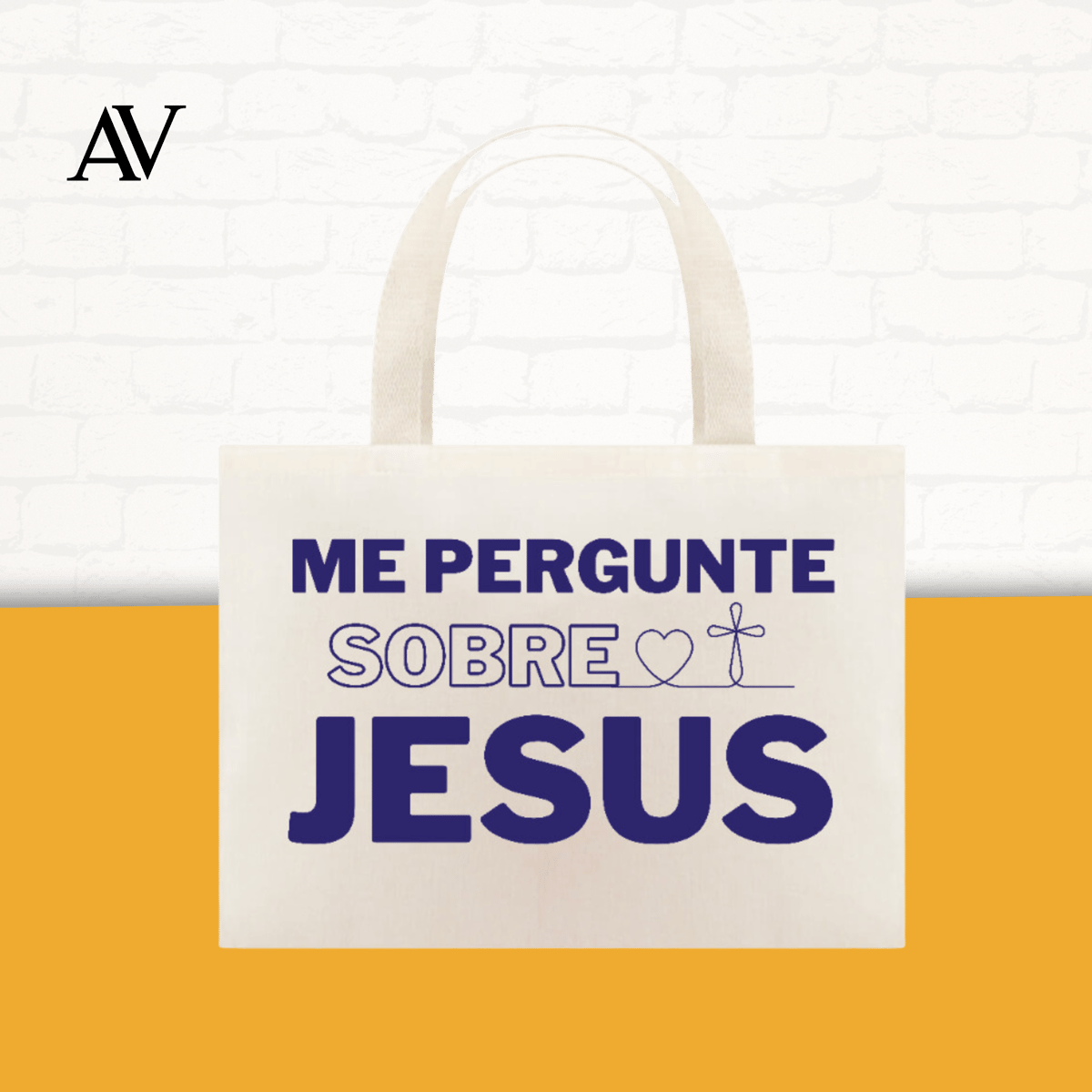 Nome do produto: Me pergunte sobre Jesus | Ecobag