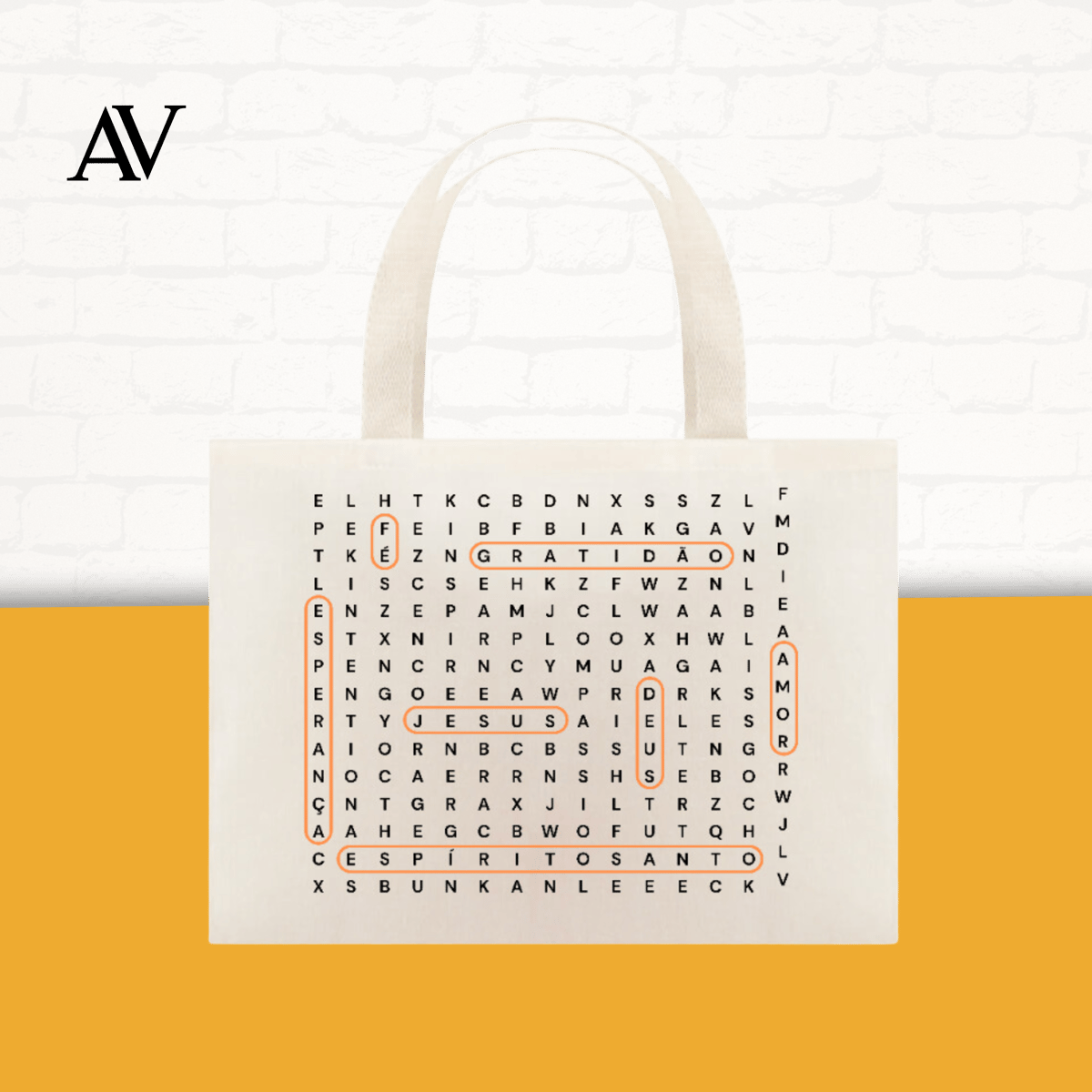 Nome do produto: Caça palavras | Ecobag