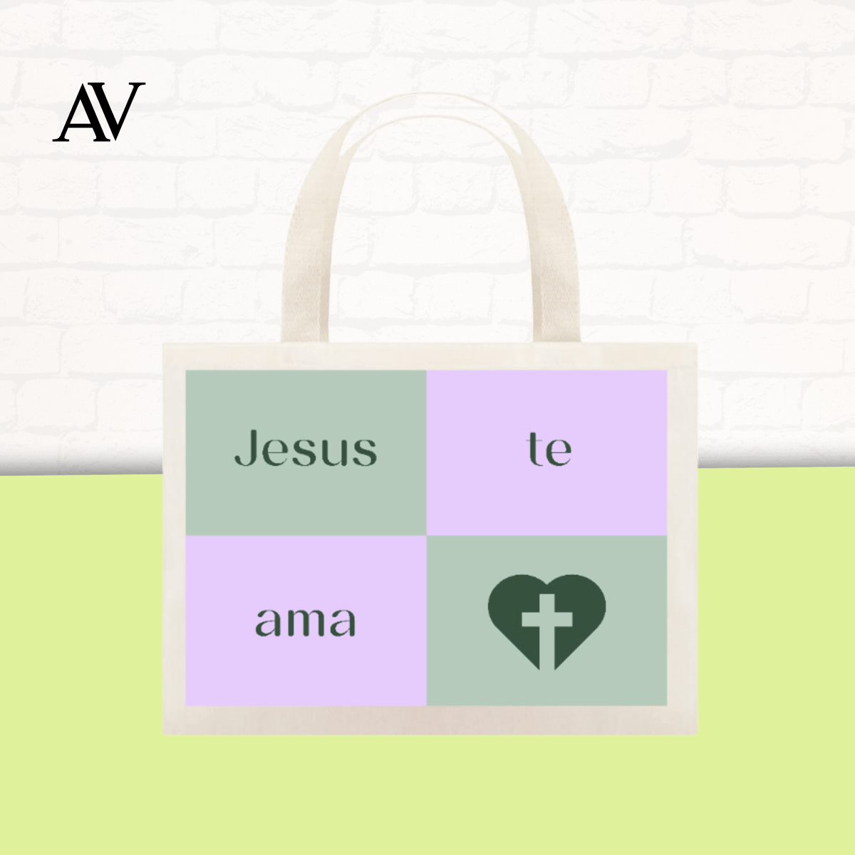 Nome do produto: Jesus te ama | Ecobag