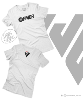 Nome do produto Camiseta Feminina JOÃO 3:16 AMOR / LOGO FIFA 2