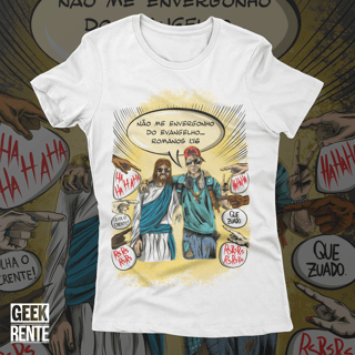 Nome do produto Camiseta Feminina - Não me envergonho do Evangelho