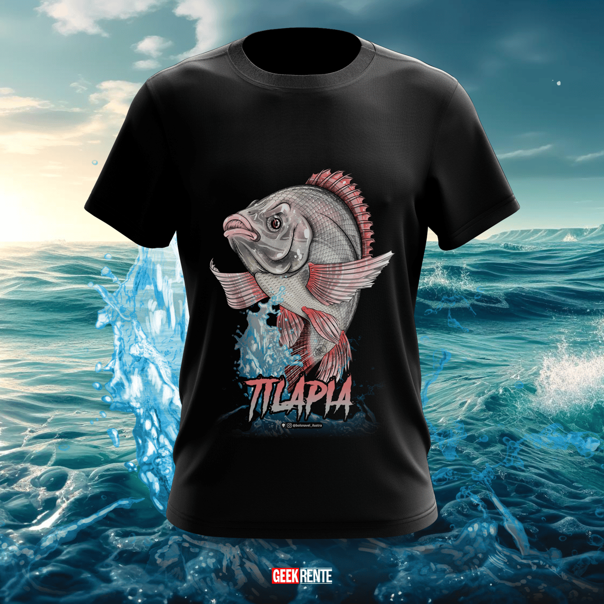 Nome do produto: Camiseta PEIXE TILAPIA #1